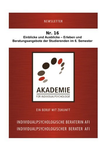 Erleben und Beratungsangebote der Studierenden im 6. Semester