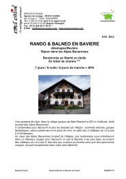 RANDO & BALNEO EN BAVIERE - WebResa