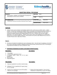 30.30.14 Antibiotic Lock Preparation Procedures for Hemodialysis ...