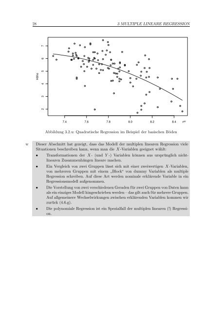 Lineare Regression (Kap. 1-5) (pdf) - Seminar fÃ¼r Statistik - ETH ZÃ¼rich