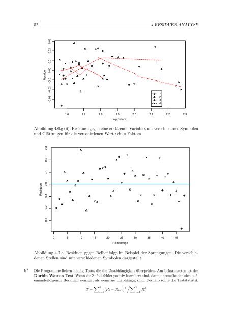 Lineare Regression (Kap. 1-5) (pdf) - Seminar fÃ¼r Statistik - ETH ZÃ¼rich