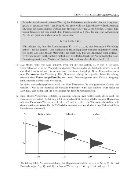 Lineare Regression (Kap. 1-5) (pdf) - Seminar fÃ¼r Statistik - ETH ZÃ¼rich