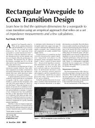 Rectangular Waveguide to Coax Transition Design - W1GHZ