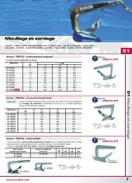 Mousqueton double articulation et oeil pivotant - 09.846.02