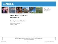 MLife User's Guide - NREL