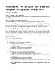 Passport Application Form Over 16 Years - Forms.gov.ag