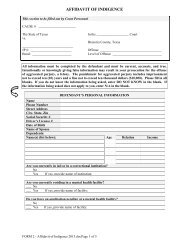 AFFIDAVIT OF INDIGENCY - Brazoria County
