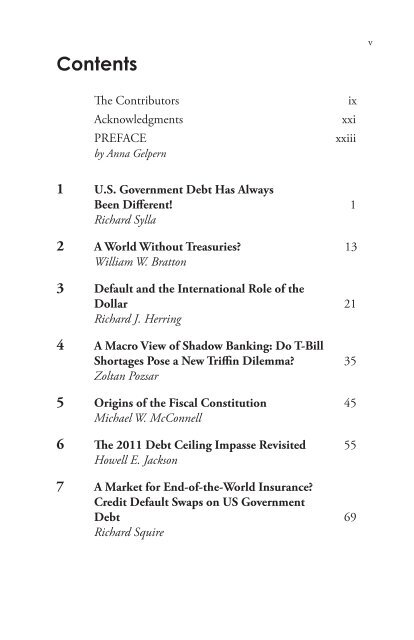 US Government Debt Different - Finance Department - University of ...