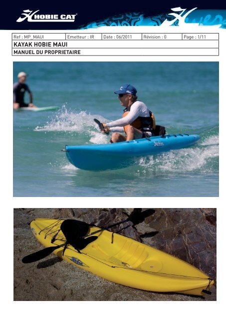KAYAK HOBIE MAUI - Hobie Cat