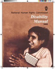 Disability Manual - National Human Rights Commission