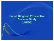 United Kingdom Prospective Diabetes Study (UKPDS) - epgonline.org