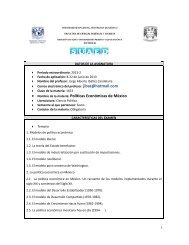 politicas economs. de mexico - suaed - UNAM