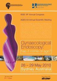 Gynaecological Endoscopy: - AGES