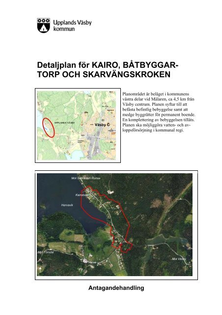 TORP OCH SKARVÃNGSKROKEN - Upplands VÃ¤sby kommun