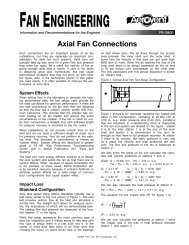 Axial Fan Connections - FE-2800 - Aerovent