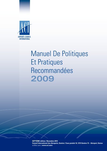 Manuel De Politiques Et Pratiques RecommandÃ©es