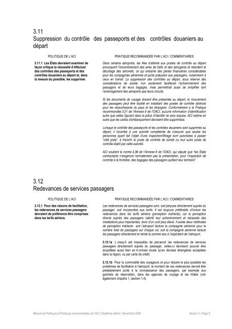 Manuel De Politiques Et Pratiques RecommandÃ©es