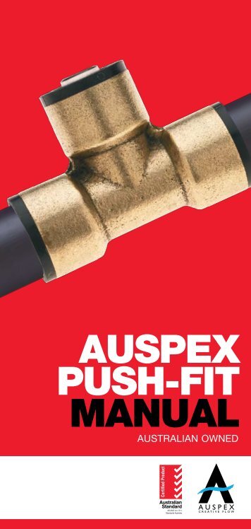 Reece â¢ | Plumbing | Auspex | Pushfit Manual