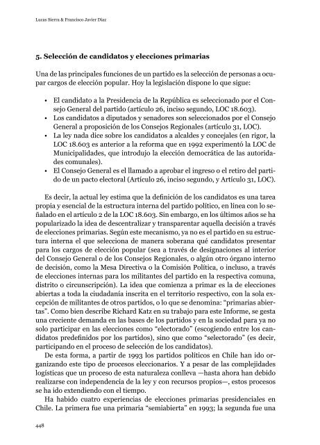 Democracia con Partidos - Centro de Estudios PÃºblicos