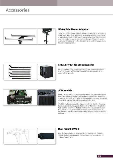 dB TECHNOLOGIES PRODUCT INFORMATION - EMPIRE Light ...