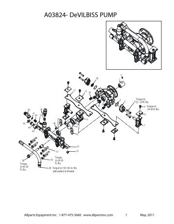 A03824- DeVILBISS PUMP - Allparts Equipment & Accessories