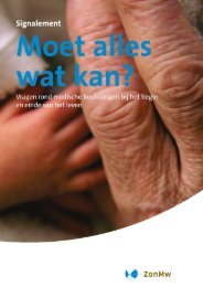 Moet alles wat kan? - Agora landelijk ondersteuningspunt palliatieve ...