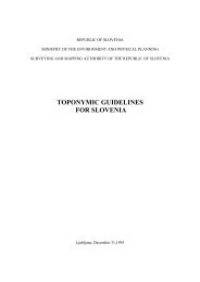 TOPONYMIC GUIDELINES FOR SLOVENIA