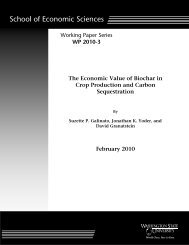 The Economic Value of Biochar in Crop Production and Carbon ...