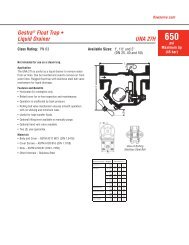 GestraÂ® Float Trap â¢ Liquid Drainer UNA 27H