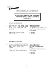 untuk kegunaan rasmi sahaja ketua-ketua jabatan/unit/bahagian di ...