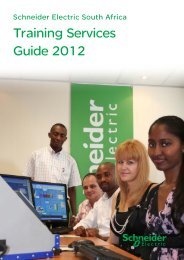 Training Services Guide 2012 - Schneider Electric