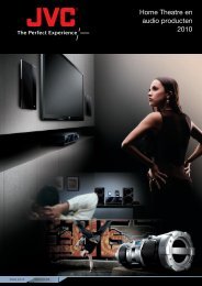 Home Theatre en audio producten 2010 - Jvc