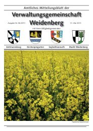 Ausgabe 06/2013 - Weidenberg