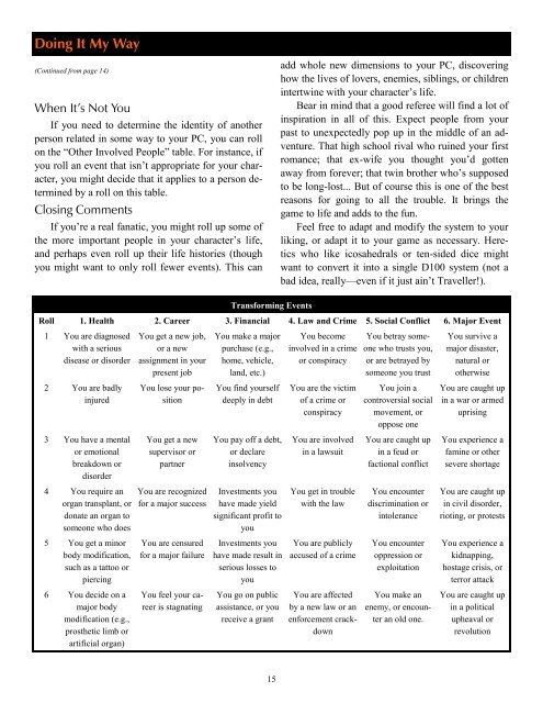 ANSI A (US Letter) format - Freelance Traveller