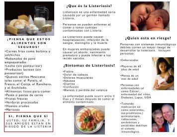 ¿Que és la Listeriosis? ¿Síntomas de Listeriosis? ¿Quien ... - Toolkit