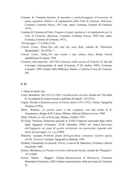 Archivio Grasselli - Istituto Centrale per gli Archivi