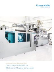 Direct compounding with the IMC Injection Moulding Compounder