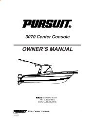 3070 Center Console X3.pmd - Pursuit Boats