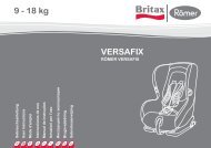 VERSAFIX 9 - 18 kg - Britax RÃ¶mer