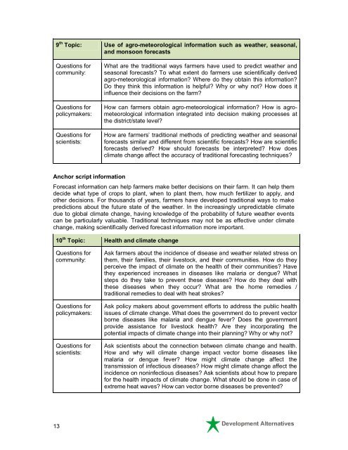 Climate Change Guide for Community Radio ... - CDKN Global