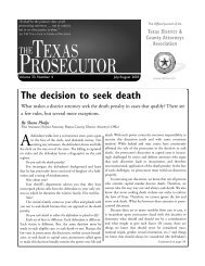 PROSECUTOR - Texas District & County Attorneys Association