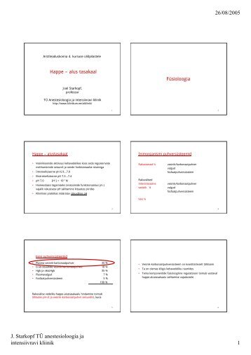 Happe â alustasakaal - Perearstikeskus.ee