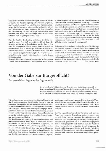 Von der Gabe zur Buergerpflicht WS.pdf - Institut für Ethik und ...