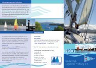 HSCF-Flyer (PDF) - Hochschul-Segelclub Freiburg eV