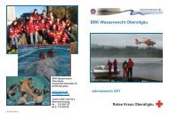 Ereignisreiches Jahr 2011 - Wasserwacht Waltenhofen