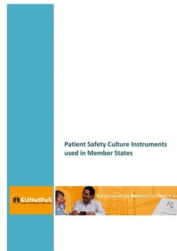 Patient Safety Culture Instruments used in Member States