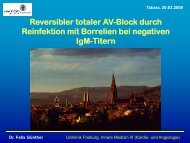 Reversibler totaler AV-Block durch Reinfektion mit Borrelien bei ...