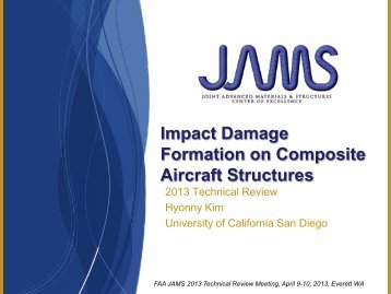 Impact Damage Formation on Composite Aircraft Structures