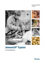 Tryptase - Bei Anaphylaxie - Phadia