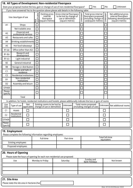 Application form - Planning Portal